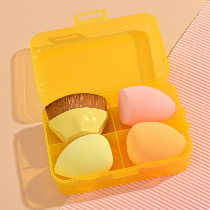Super soft non-eating powder makeup Makeup Sponge Powder Puff Makeup egg set